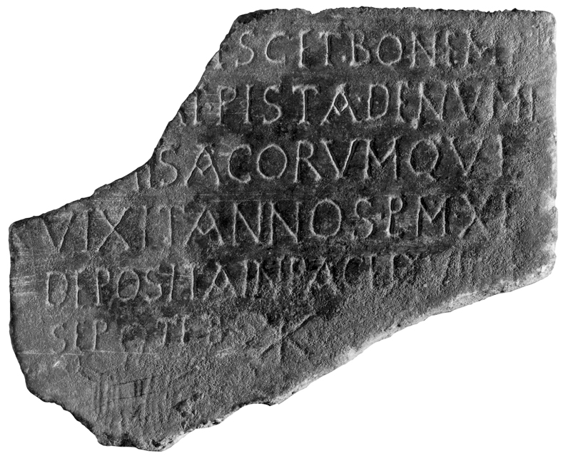 stele/ con iscrizione