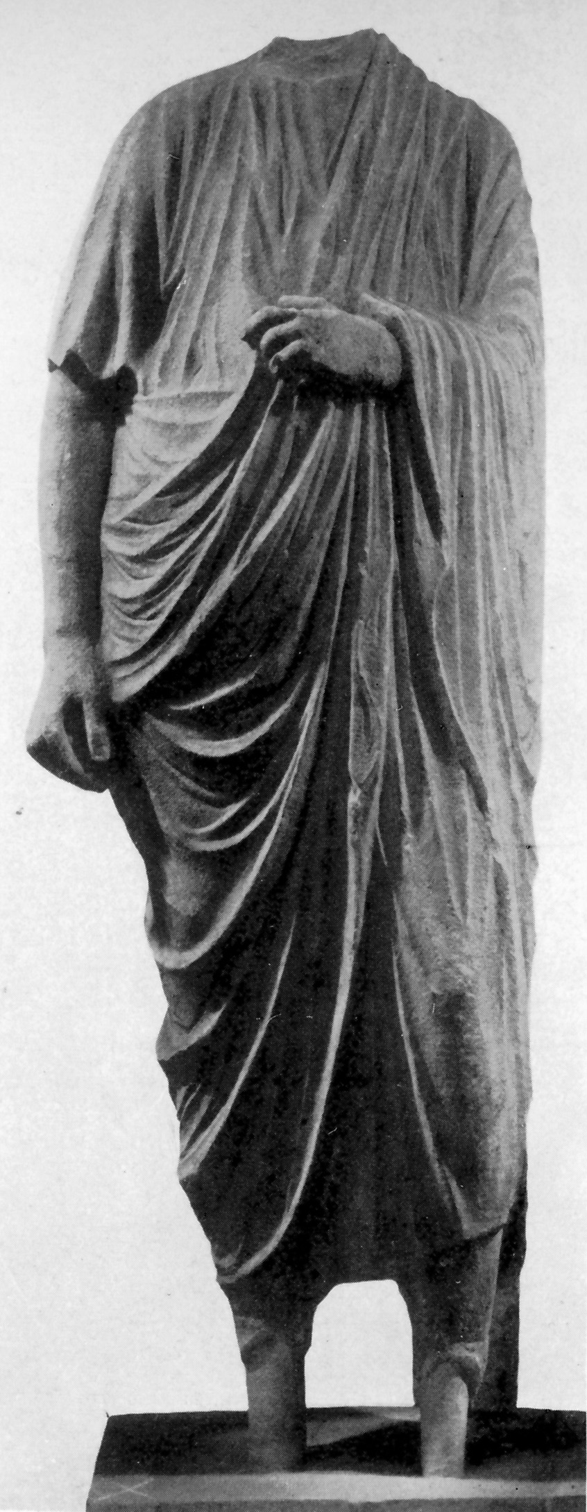 statua/ maschile, togata