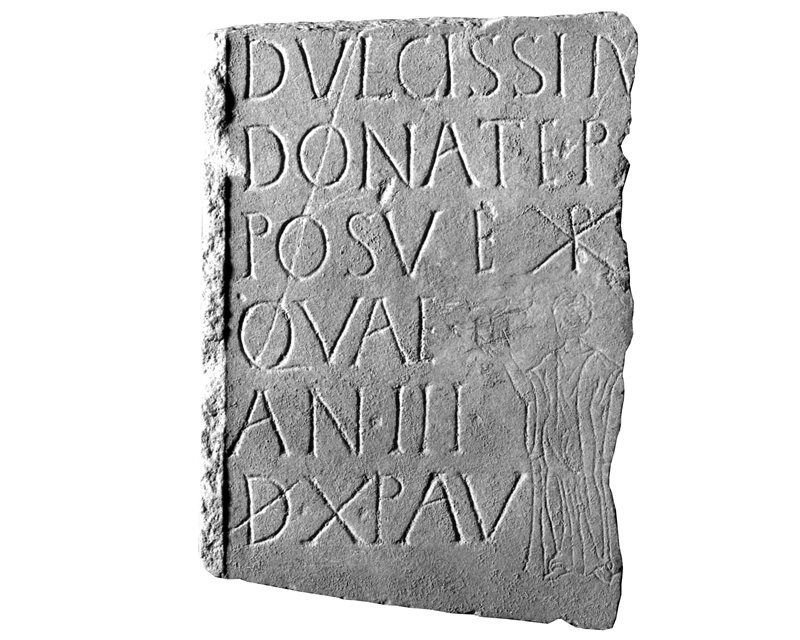 stele/ con iscrizione