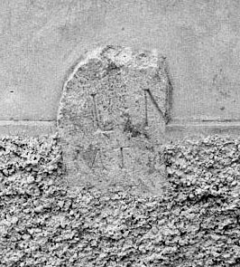 cippo/ funerario, con iscrizione, frammento