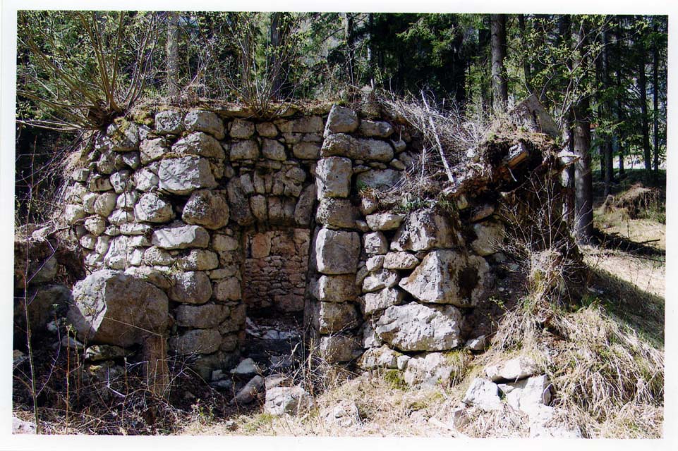 Resti di una fornace settecentesca