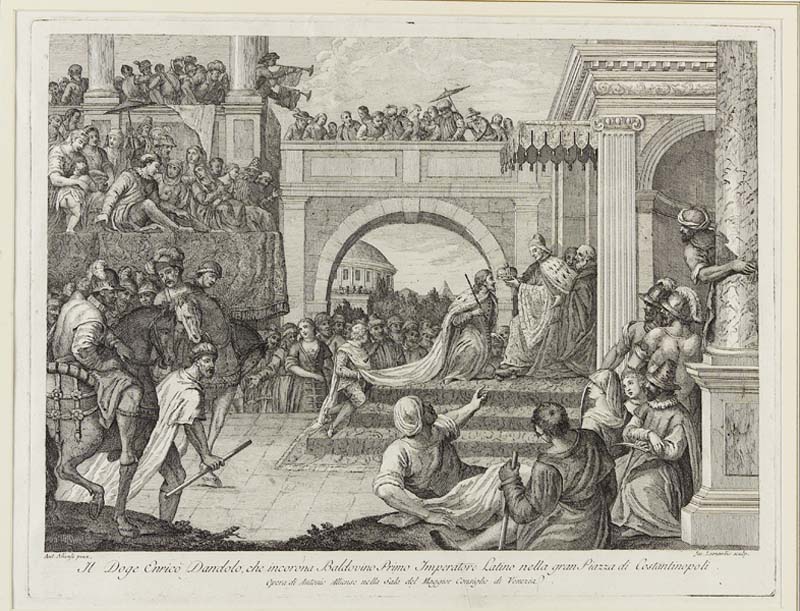 incoronazione di baldovino di fiandra a imperatore d'oriente