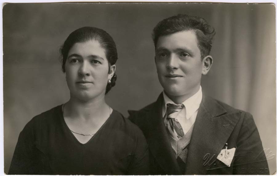 Ritratto di Giuseppe Spangaro e Adela Galante