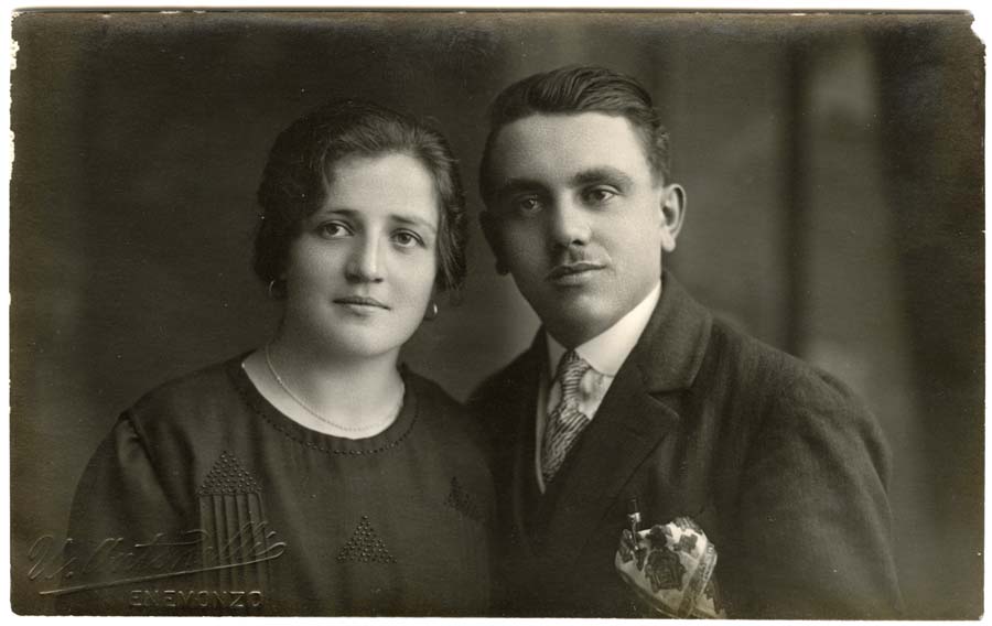 Ritratto di Eugenio Bertoli e di Rina Cristofoli