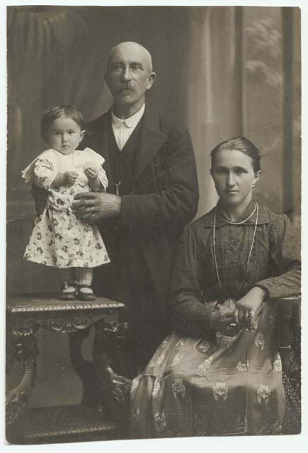 Ritratto di Demetrio Candotti, Maria Del Missier e Anna Maria Candotti