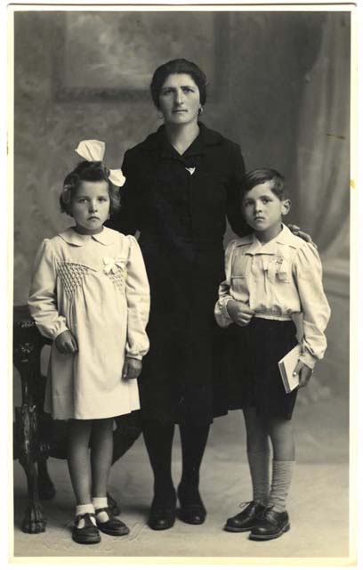 Ritratto di Maria Galante, Giacomo Mainardis e Regina Mainardis