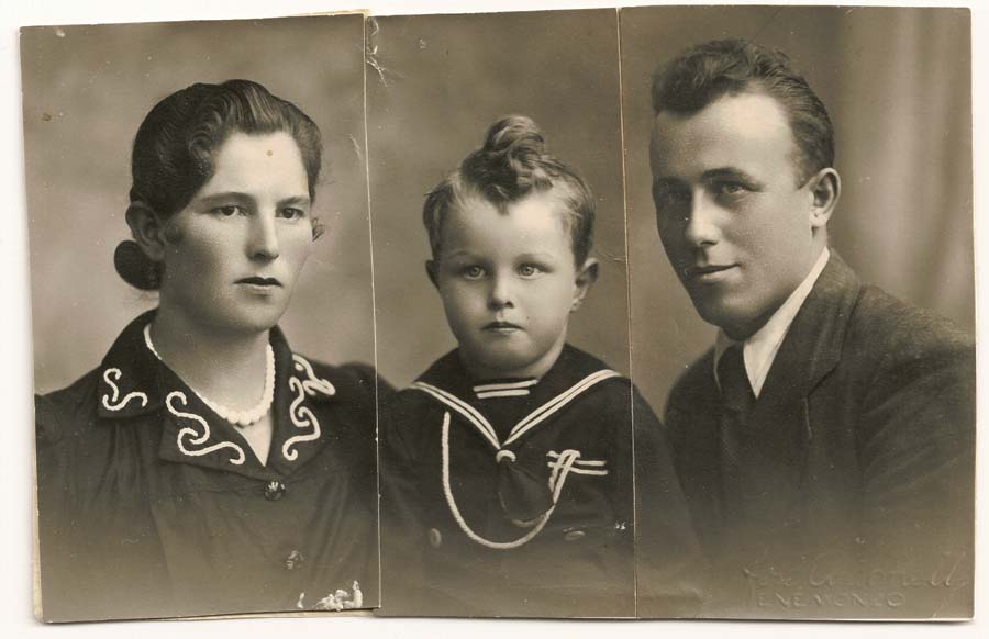 Ritratto di Primo Indrigo, Sofia Mecchia e Lino Indrigo