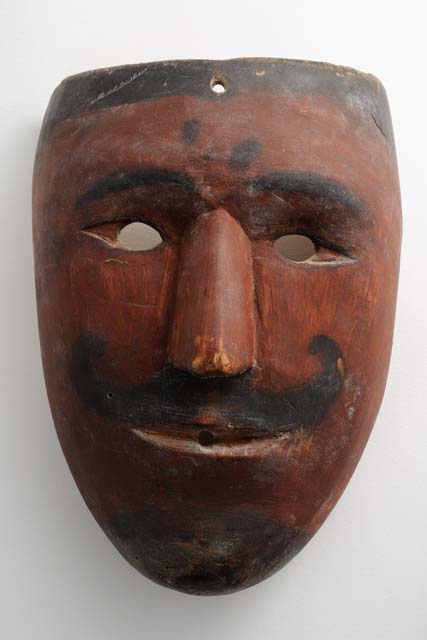 Maschere nel museo di Grimacco