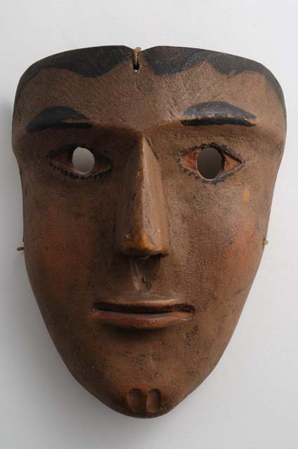 Maschere nel museo di Grimacco