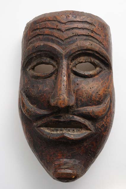 Maschere nel museo di Grimacco