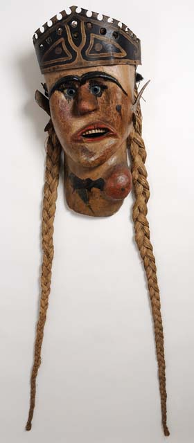 Maschere nel museo di Grimacco