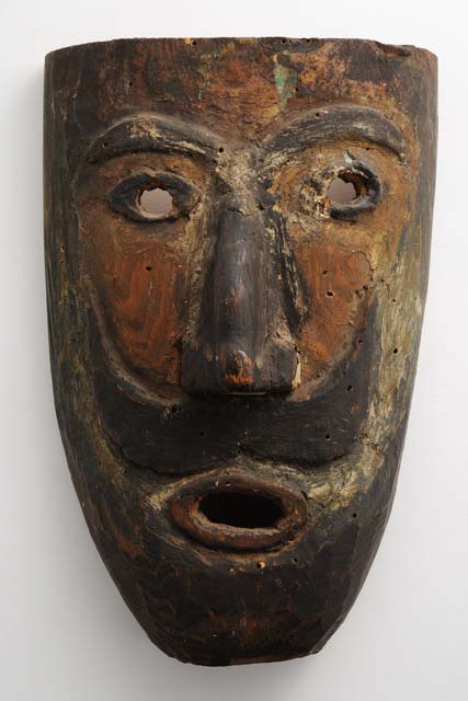 Maschere nel museo di Grimacco