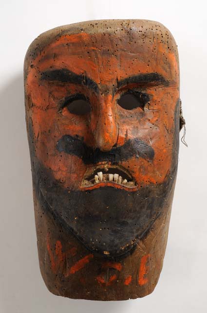 Maschere nel museo di Grimacco