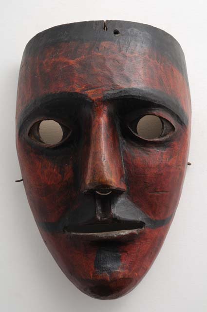 Maschere nel museo di Grimacco