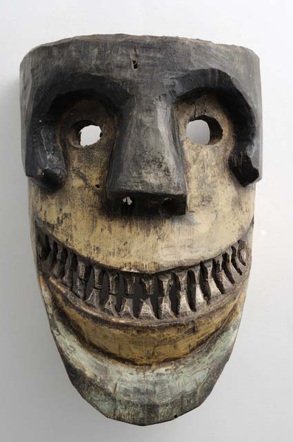 Maschere nel museo di Grimacco