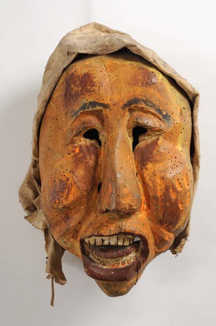 Maschere nel museo di Grimacco