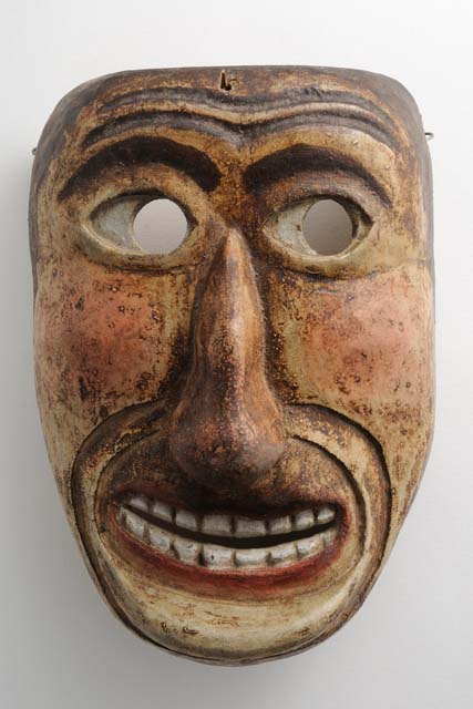 Maschere nel museo di Grimacco