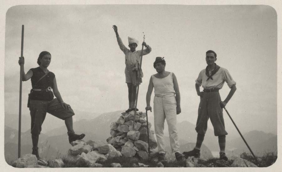 Ritratto sulla vetta del monte Arvenis