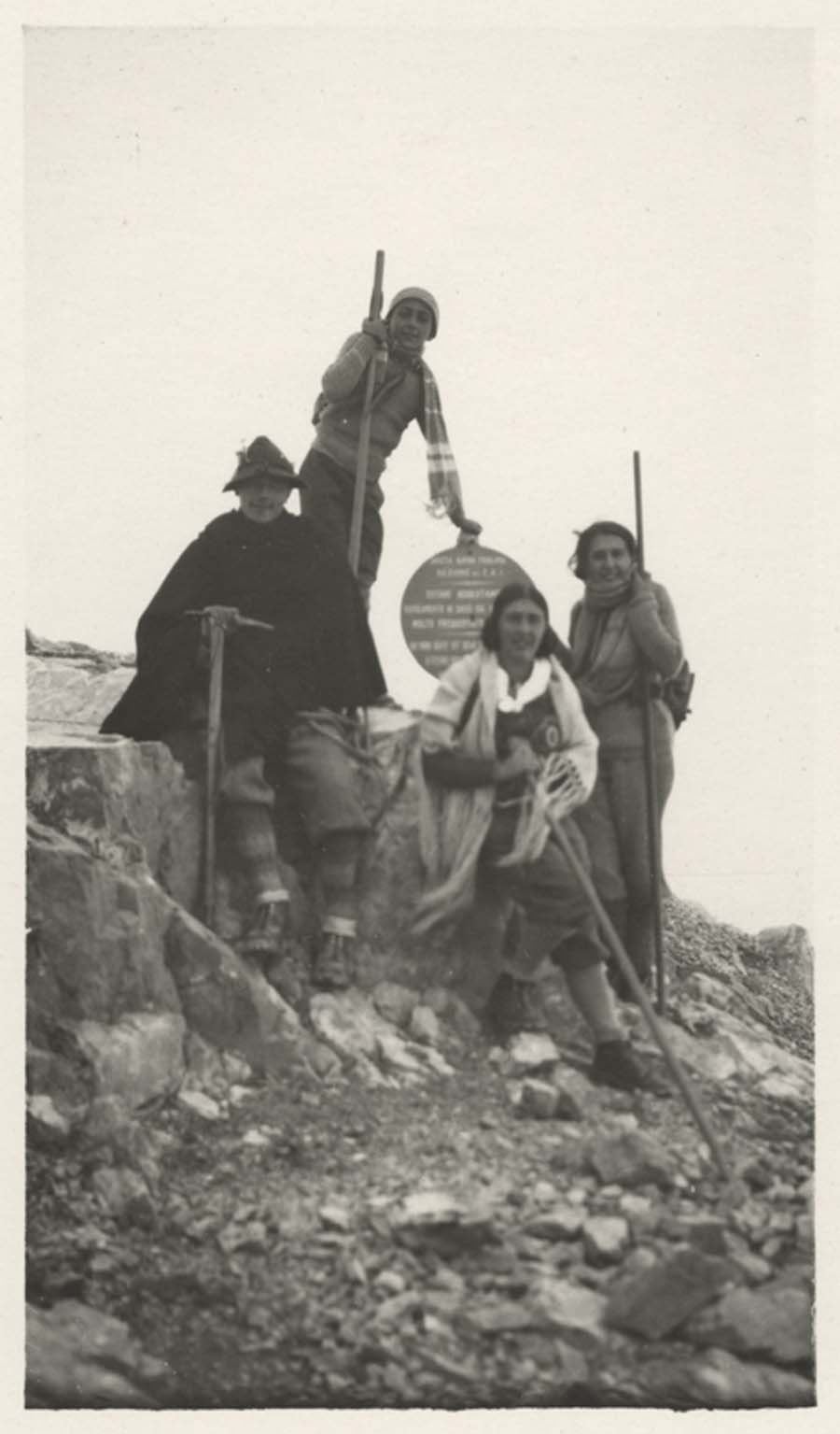 Ritratto sulla vetta del monte Coglians