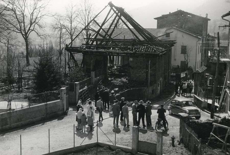 Scorcio di Sutrio dopo un incendio