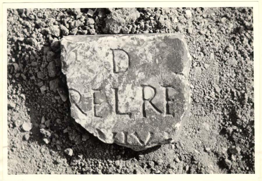 Frammento d'iscrizione in lingua latina di età imperiale