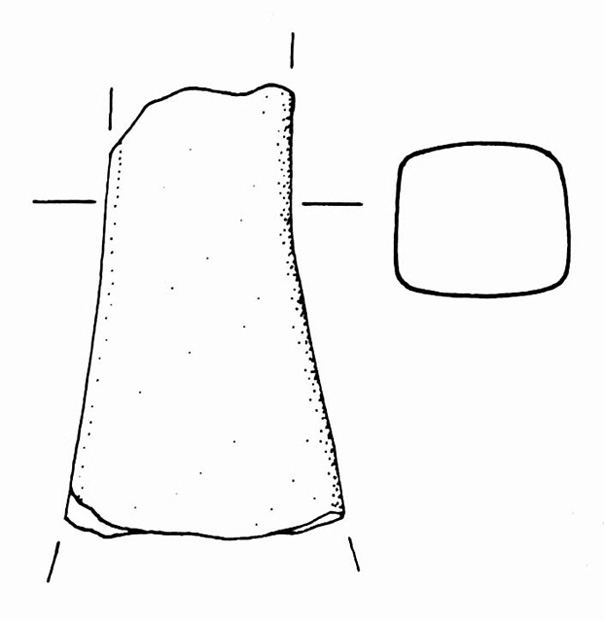 recipiente/ ansa, a bastoncello