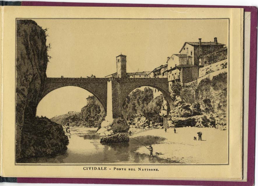 veduta di Cividale: ponte sul Natisone